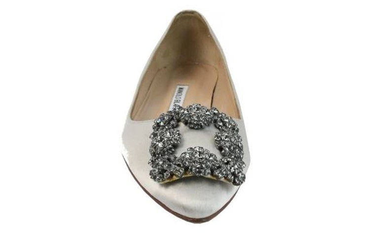 (W) Manolo Blahnik Slip-On 'Silver Fashion' 圖 4