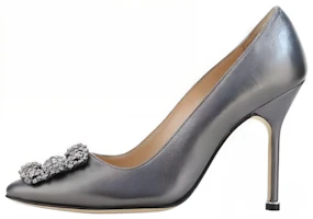(Women) Manolo Blahnik Slip-On 'Silver Stiletto' 223-1499-0408 (Women) Manolo Blahnik Slip-On 'Silver Stiletto' 223-1499-0408