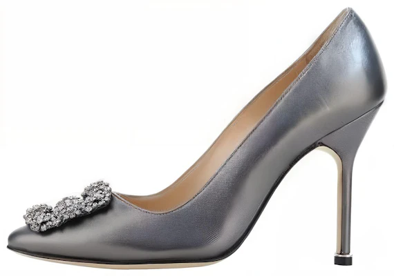 (W) Manolo Blahnik Slip-On 'Tacón de Aguja Plateado' 223-1499-0408 Buy (W) Manolo Blahnik Slip-On 'Tacón de Aguja Plateado' 223-1499-0408