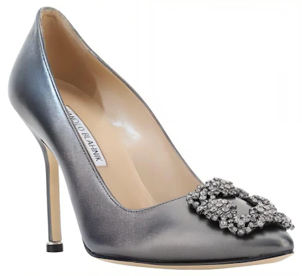 (W) Manolo Blahnik Slip-On 'Tacón de Aguja Plateado' 223-1499-0408 Lookbook (W) Manolo Blahnik Slip-On 'Tacón de Aguja Plateado' 223-1499-0408