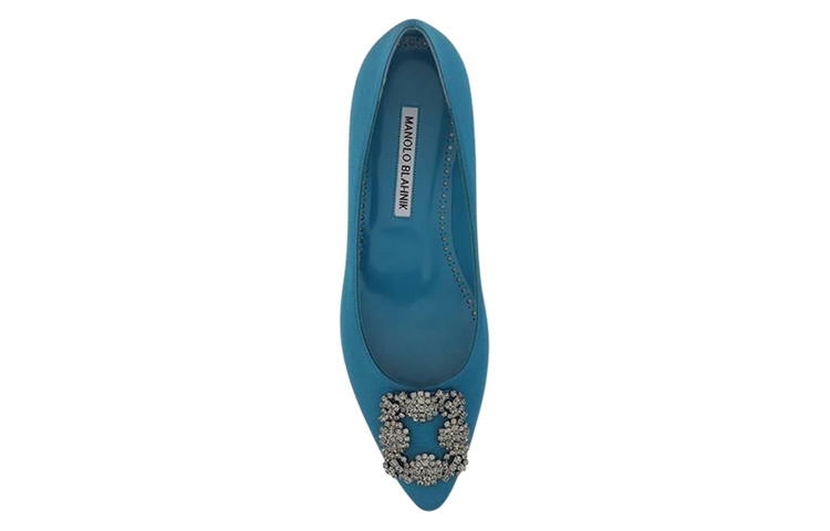 (W) Manolo Blahnik Slip-On Flat 'Blue' 圖 4