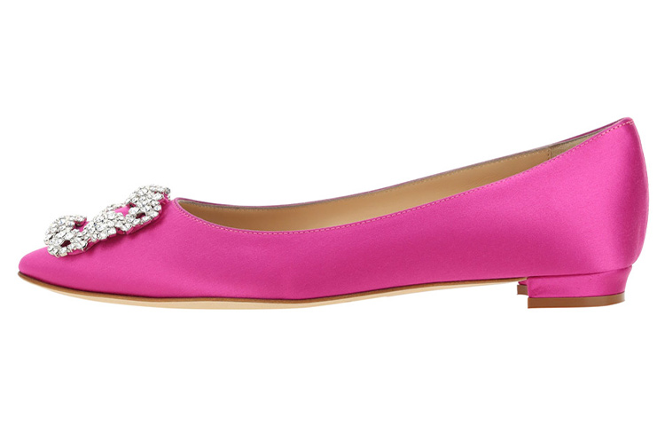 (W) Manolo Blahnik Slip-On Loafer 'Fashion Pink'