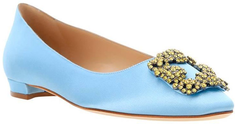 (Women) Manolo Blahnik Slip-On Low Top 'Blue' 123-2250-4535 Order (Women) Manolo Blahnik Slip-On Low Top 'Blue' 123-2250-4535
