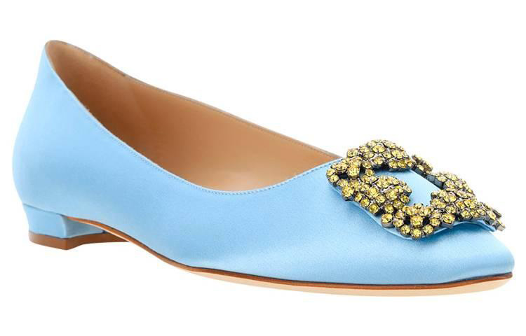 Order (Women) Manolo Blahnik Slip-On Low Top 'Blue' 123-2250-4535
