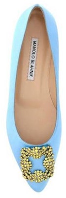 (Women) Manolo Blahnik Slip-On Low Top 'Blue' 123-2250-4535 Lookbook (Women) Manolo Blahnik Slip-On Low Top 'Blue' 123-2250-4535