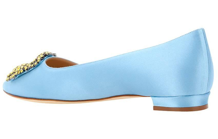 Shop (Women) Manolo Blahnik Slip-On Low Top 'Blue' 123-2250-4535