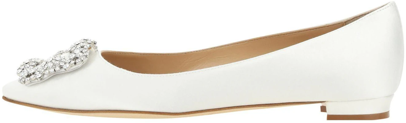 (Women) Manolo Blahnik Slip-On Low Top 'White Leather' 9XX-0347-1205 Buy (Women) Manolo Blahnik Slip-On Low Top 'White Leather' 9XX-0347-1205