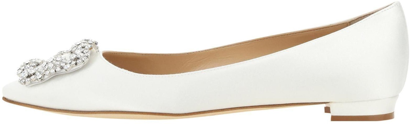 (Women) Manolo Blahnik Slip-On Low Top 'White Leather' 9XX-0347-1205 Buy (Women) Manolo Blahnik Slip-On Low Top 'White Leather' 9XX-0347-1205