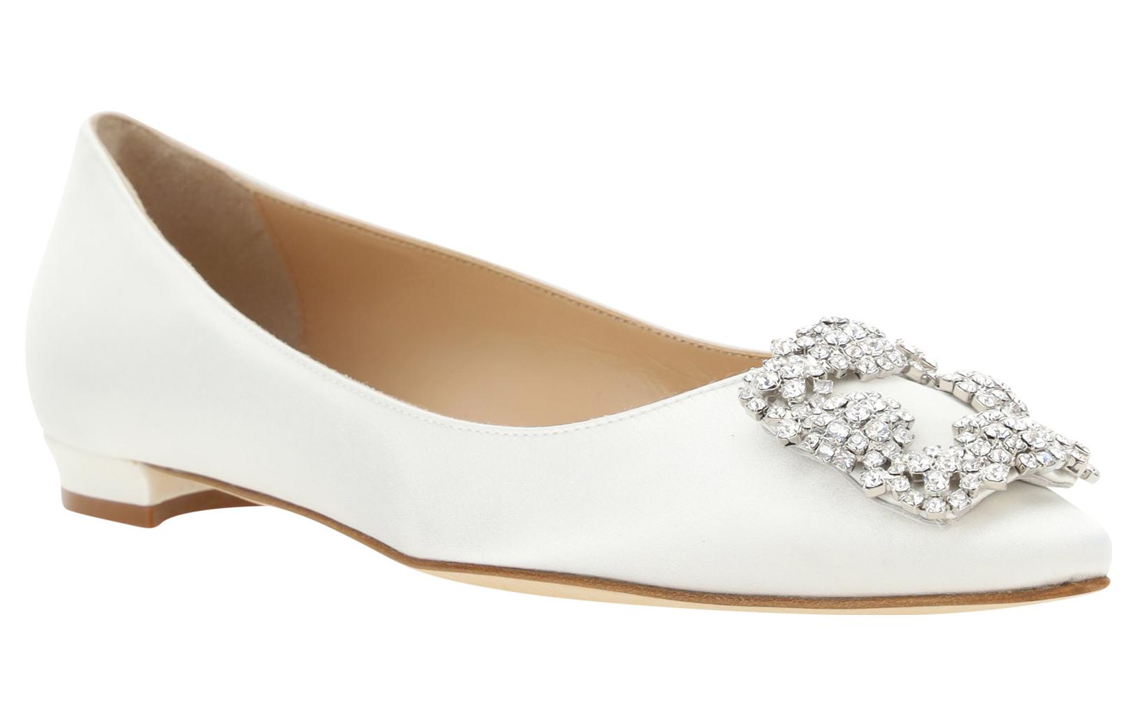 Order (Women) Manolo Blahnik Slip-On Low Top 'White Leather' 9XX-0347-1205
