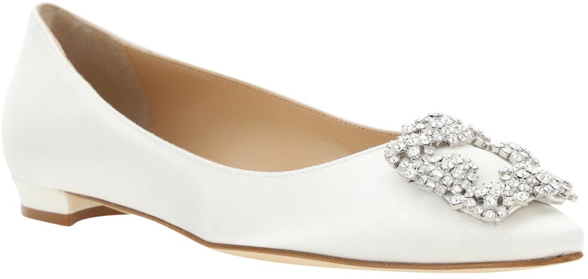 (Women) Manolo Blahnik Slip-On Low Top 'White Leather' 9XX-0347-1205 Order (Women) Manolo Blahnik Slip-On Low Top 'White Leather' 9XX-0347-1205