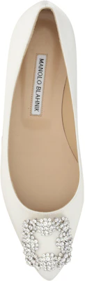 (Women) Manolo Blahnik Slip-On Low Top 'White Leather' 9XX-0347-1205 Lookbook (Women) Manolo Blahnik Slip-On Low Top 'White Leather' 9XX-0347-1205