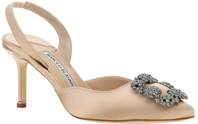 (Women) Manolo Blahnik Slip-On Stiletto 'Beige' 419-0473-2601 Order (Women) Manolo Blahnik Slip-On Stiletto 'Beige' 419-0473-2601