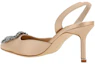 Shop (Women) Manolo Blahnik Slip-On Stiletto 'Beige' 419-0473-2601