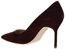 Shop MANOLO BLAHNIK 時尚包腳 細跟 高跟鞋 女款 棕色