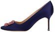 Buy (Women) Manolo Blahnik Slip-On Stiletto 'Deep Blue' 422-1472-4116