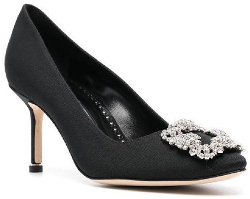 (W) Manolo Blahnik Slip-On 'Stiletto Hitam' 322-2217-0003 Lookbook (W) Manolo Blahnik Slip-On 'Stiletto Hitam' 322-2217-0003