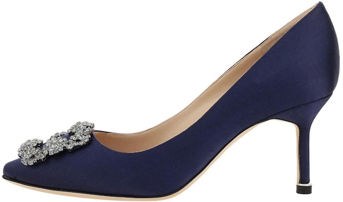 (W) 马诺洛·布拉尼克 蓝色尖头高跟鞋 便鞋 9XX-0662-4116 Buy (W) 马诺洛·布拉尼克 蓝色尖头高跟鞋 便鞋 9XX-0662-4116
