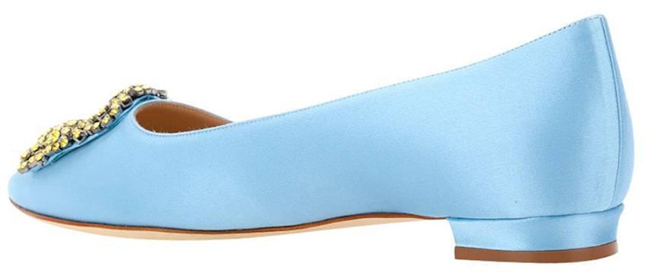 (W) Manolo Blahnik 蓝色低帮懒人鞋 123-2250-4535 Shop (W) Manolo Blahnik 蓝色低帮懒人鞋 123-2250-4535