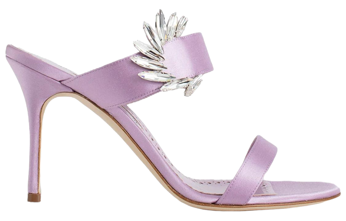 Order (W) Sandal Geser Manolo Blahnik Jempol Kotak 'Pink' 123-2154-5138