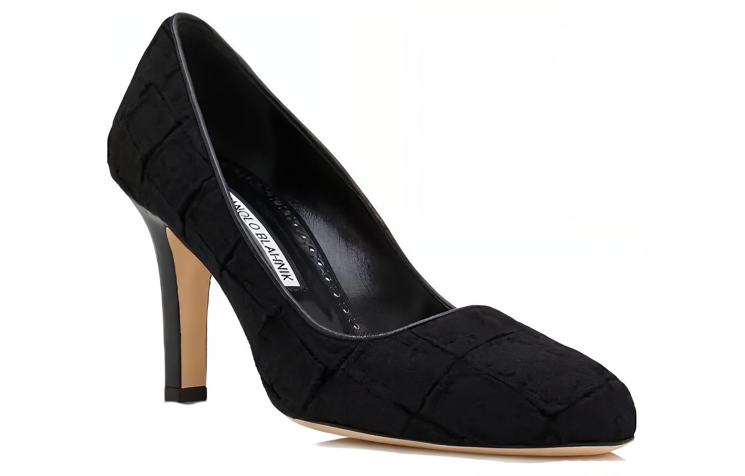 Lookbook (W) Manolo Blahnik Stiletto 'Fesyen Selesa Hitam' 323-2438-0001