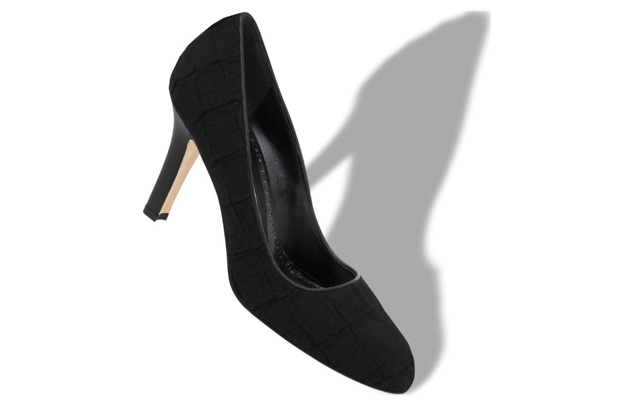 Shop (W) Manolo Blahnik Stiletto 'Fesyen Selesa Hitam' 323-2438-0001