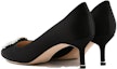 Purchase (W) Manolo Blahnik Stiletto 'Hitam Minimalis' 9XX-0315-0046
