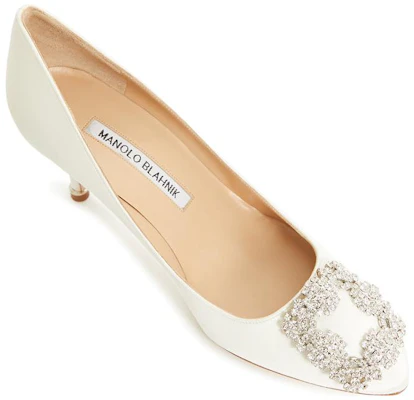 (W) Manolo Blahnik Stiletto 'Crystal Buckle Putih' 9XX-0316-1309 Lookbook (W) Manolo Blahnik Stiletto 'Crystal Buckle Putih' 9XX-0316-1309