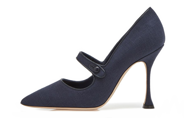 (W) Manolo Blahnik Stiletto 'Deep Blue'