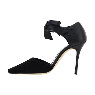 (W) Manolo Blahnik Stiletto 'Elegant Black Pointed Toe'