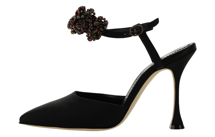 (W) Manolo Blahnik Stiletto 'Fashion Buckle Black'