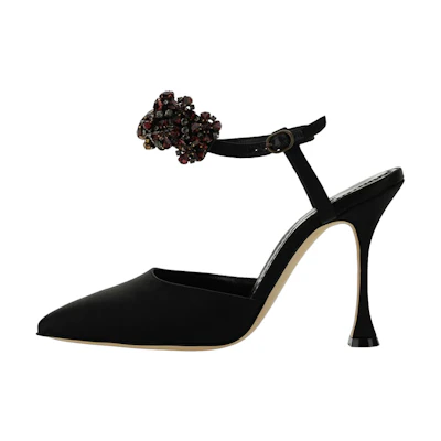 (W) Manolo Blahnik Stiletto 'Fashion Buckle Black'