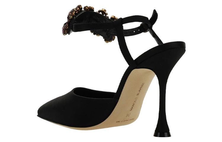 (W) Manolo Blahnik Stiletto 'Fashion Buckle Black' 圖 3