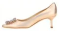 Buy (W) Manolo Blahnik Stiletto 'Elegancia Dorada' 223-1493-2266