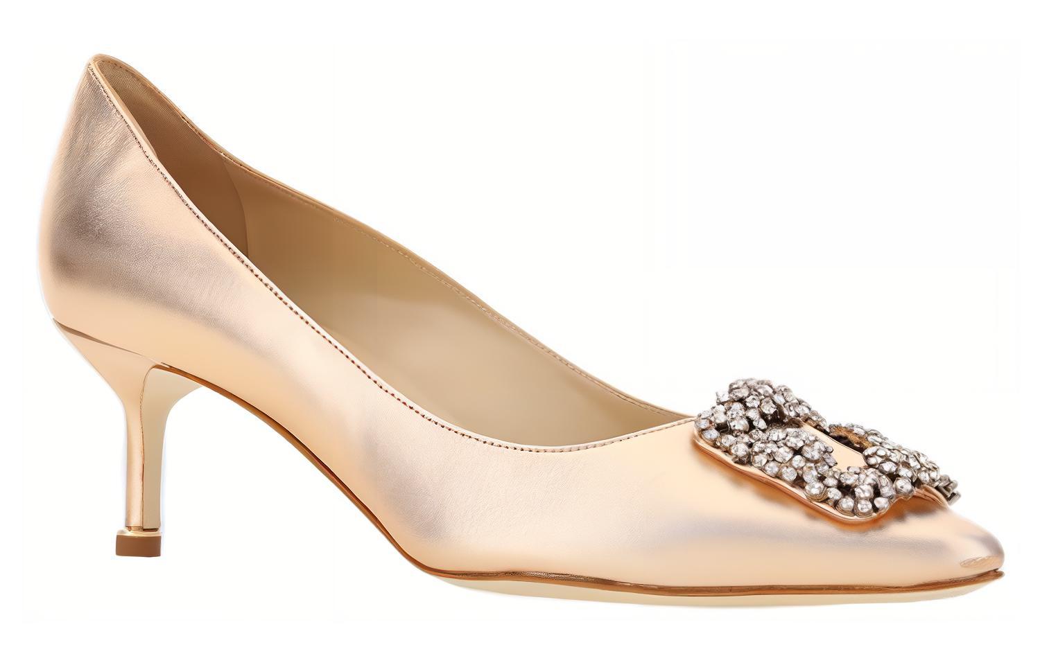 (W) Manolo Blahnik Stiletto 'Gold Elegance' 圖 2