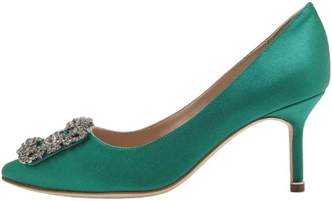 (Women) Manolo Blahnik Stiletto 'Green Fashion' 9XX-0316-3206 Buy (Women) Manolo Blahnik Stiletto 'Green Fashion' 9XX-0316-3206