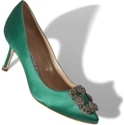 (Women) Manolo Blahnik Stiletto 'Green Fashion' 9XX-0316-3206 Purchase (Women) Manolo Blahnik Stiletto 'Green Fashion' 9XX-0316-3206