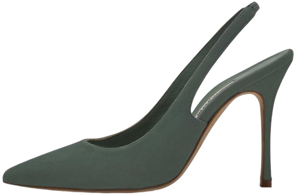 (W) Manolo Blahnik Stiletto 'Beludru Hijau' 318-0521-0003 Buy (W) Manolo Blahnik Stiletto 'Beludru Hijau' 318-0521-0003