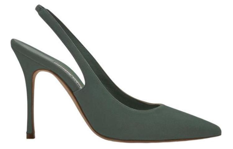 (W) Manolo Blahnik Stiletto 'Green Velvet' 圖 2