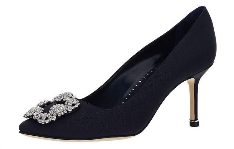 (W) Manolo Blahnik Stiletto 'Navy Crystal Fashion' 圖 4