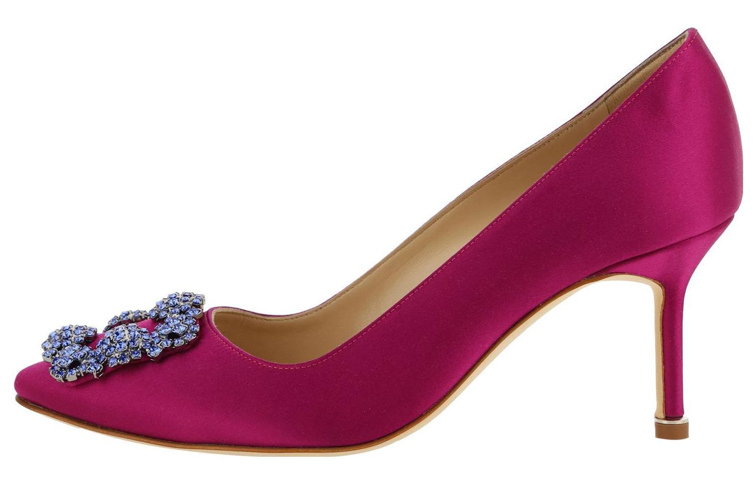 (Women) Manolo Blahnik Stiletto 'Peach Pink Comfort Casual' 323-2689-6520