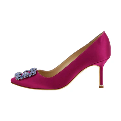 (W) Manolo Blahnik Stiletto 'Peach Pink CMFT Casual'