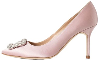 (Women) Manolo Blahnik Stiletto 'Pink Comfort Casual' 9XX-0317-5113 (Women) Manolo Blahnik Stiletto 'Pink Comfort Casual' 9XX-0317-5113