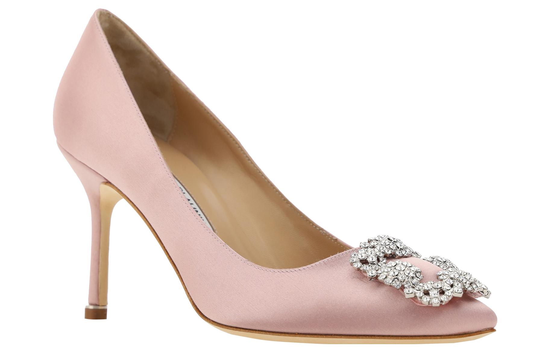 Order (W) Manolo Blahnik 粉色舒适休闲细高跟鞋 9XX-0317-5113