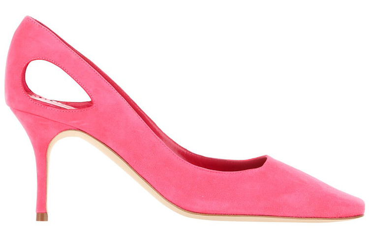 Order (W) Manolo Blahnik Stiletto 'Fashion Pink' Sepatu Hak Tinggi 123-2219-6723