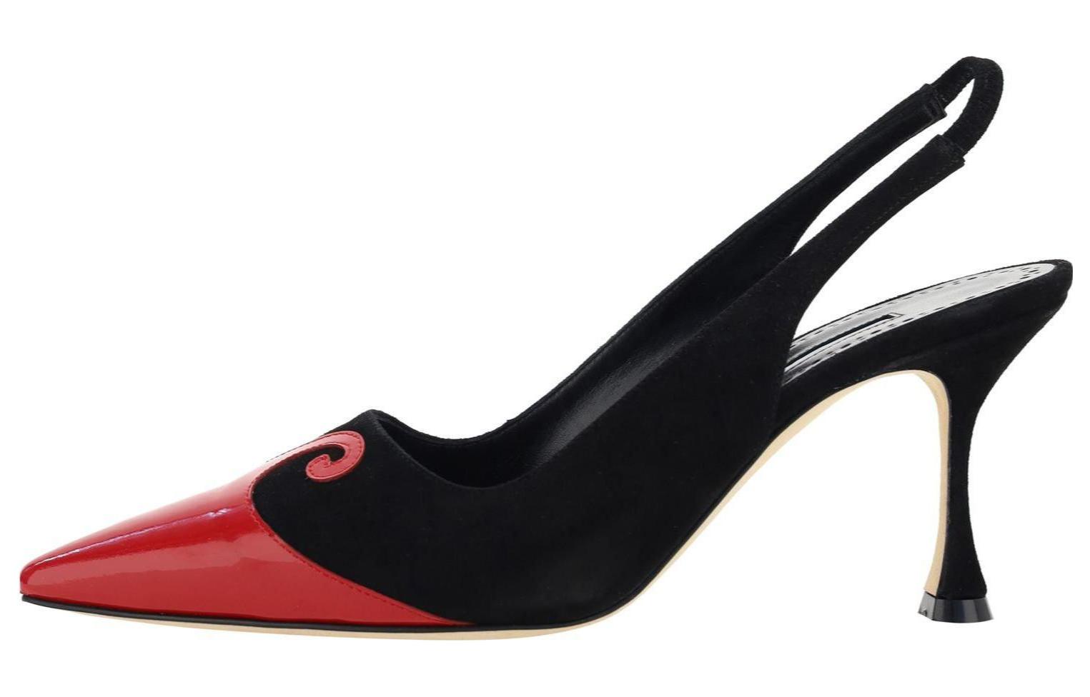Buy (W) Manolo Blahnik 女鞋"简约黑红色" 高跟鞋 323-2446-6056