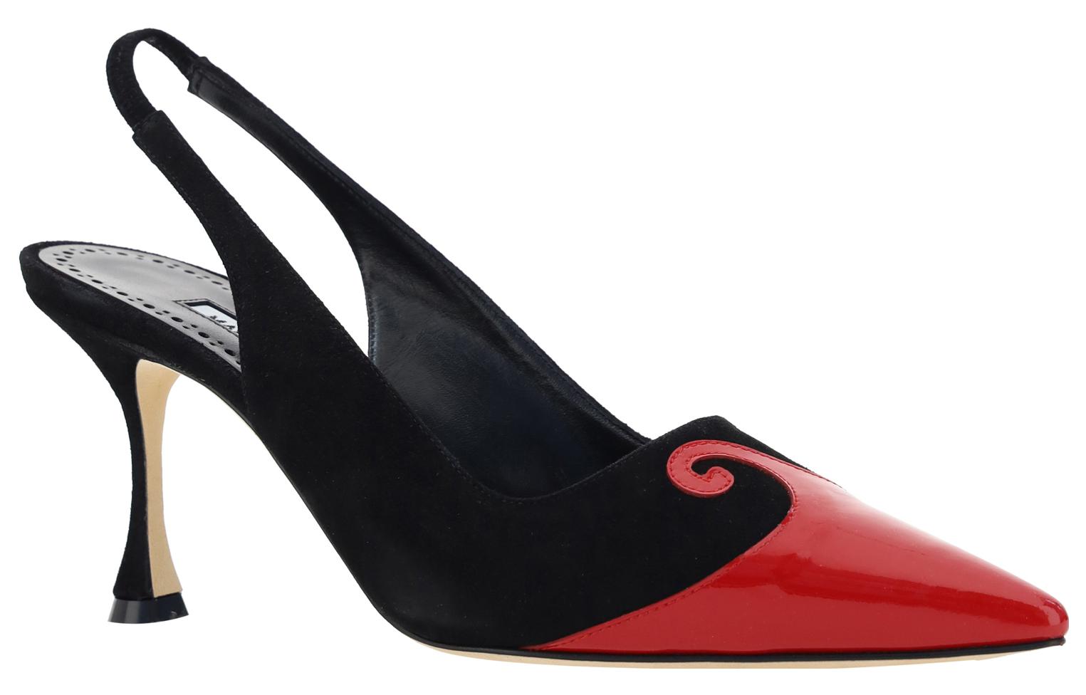 (W) Manolo Blahnik Stiletto 'Simplistic Black and Red' 圖 2