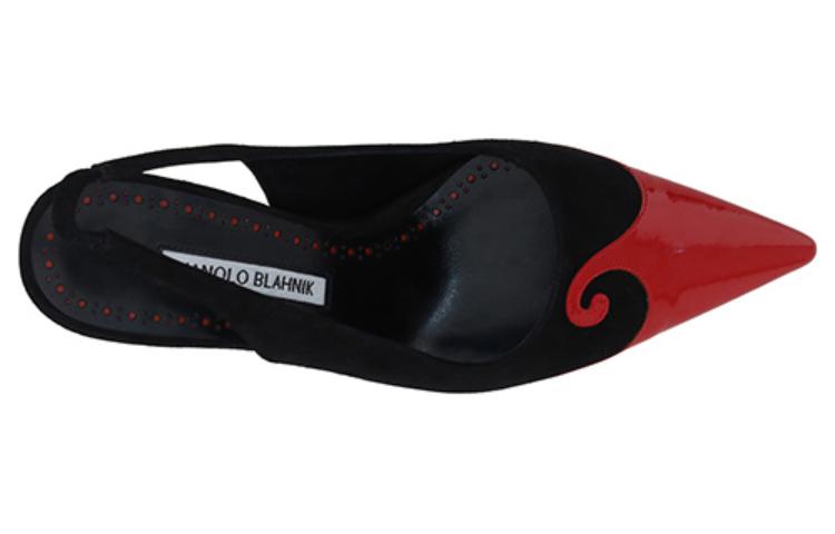 (W) Manolo Blahnik Stiletto 'Simplistic Black and Red' 圖 3