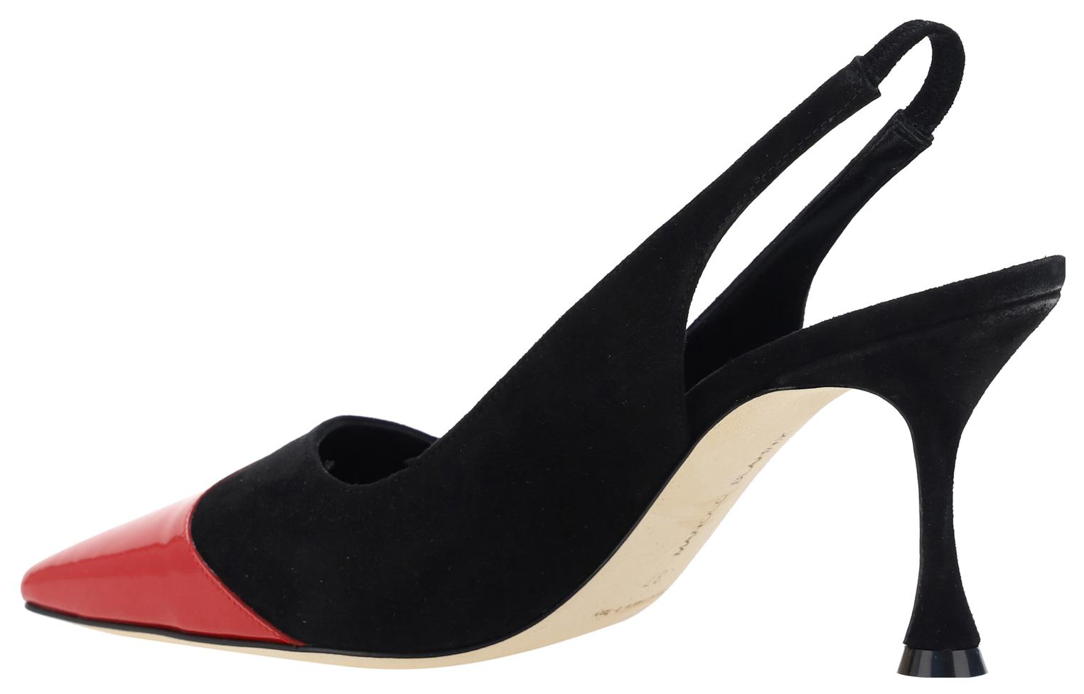 (W) Manolo Blahnik Stiletto 'Simplistic Black and Red' 圖 4