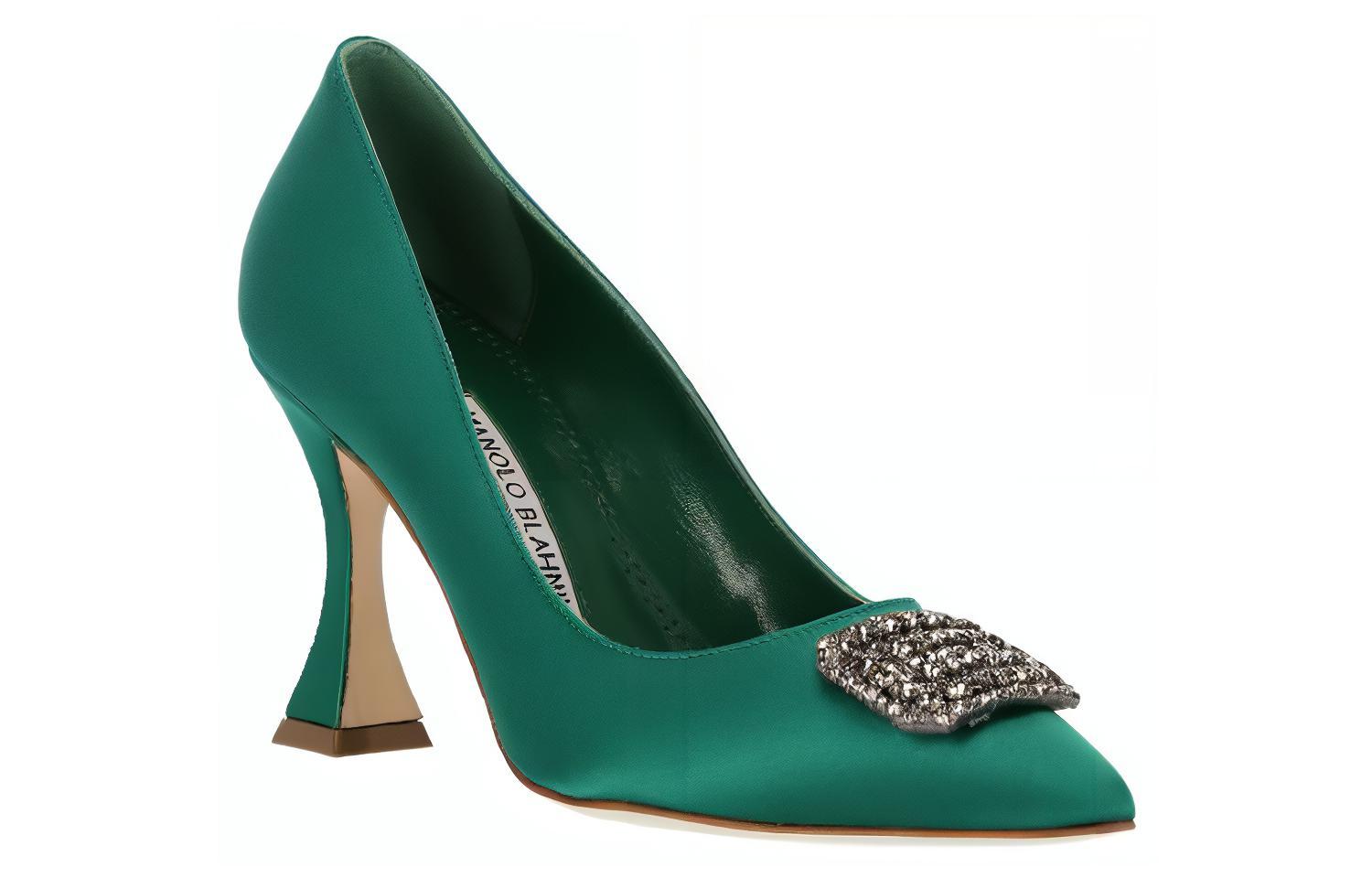(W) Manolo Blahnik Stiletto 'Simplistic Elegance Green' 圖 3