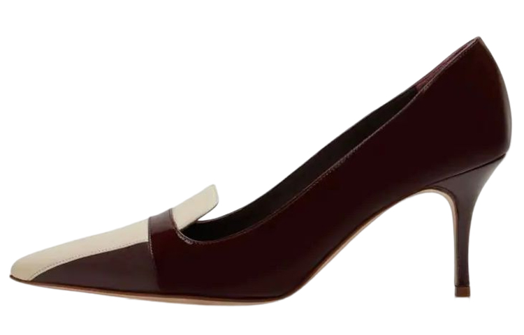 (Women) Manolo Blahnik Stiletto Heels 'Deep Red Patent' 322-2144-0001